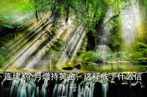 黃金當(dāng)月連續(xù)什么意思,連續(xù)3個月增持黃金