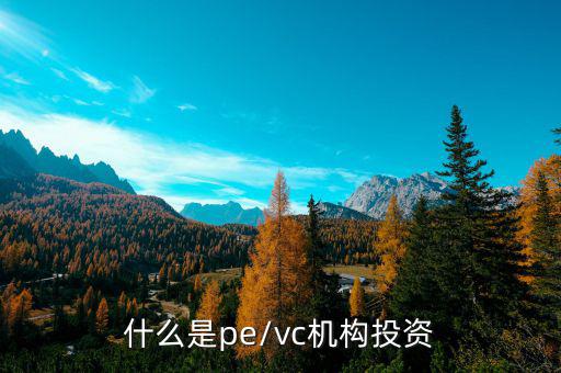 風(fēng)投pe是什么,什么是pe/vc機(jī)構(gòu)投資