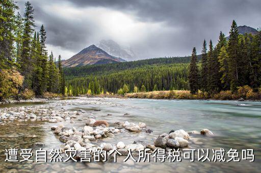 遭受自然災(zāi)害的個人所得稅可以減免嗎