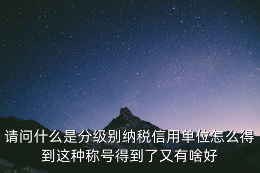 什么是納稅信用等級，納稅信用等級null級是什么意思有什么影響嗎