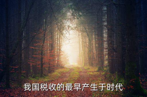 中國稅收的最早形式是什么，我國稅收最早產(chǎn)于哪個時代