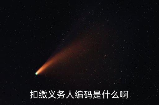 江西扣繳義務(wù)人編碼是什么，扣繳義務(wù)人編碼是什么號它和納稅人識別號是一個號嗎