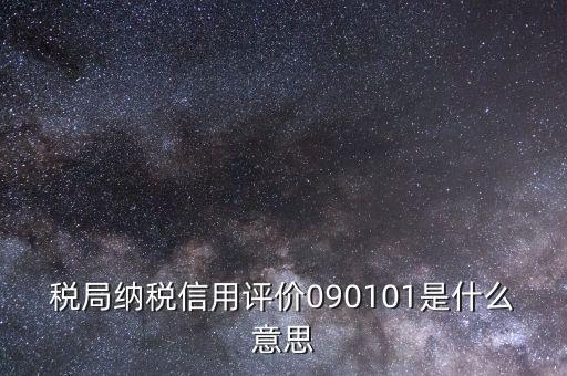 稅局101是什么意思，101是什么意思