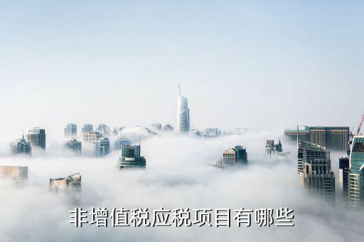 應稅項有些什么，個人所得稅應稅項目有哪些