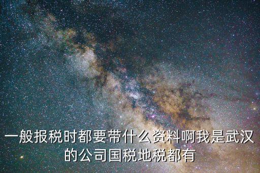 武漢國(guó)稅年報(bào)是什么，武漢市地稅國(guó)稅報(bào)稅截至日期分別是什么時(shí)候