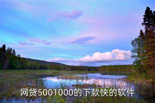 什么平臺能快速借500，網(wǎng)貸5001000的下款快的軟件