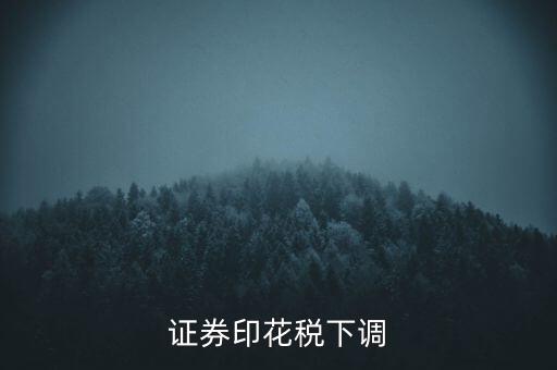 證券印花稅什么時(shí)候調(diào)整，印花稅何時(shí)調(diào)減