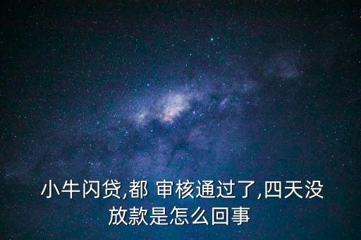 怎么查小牛貸款公司審核,貸款只有滿足其條件才能進行貸款