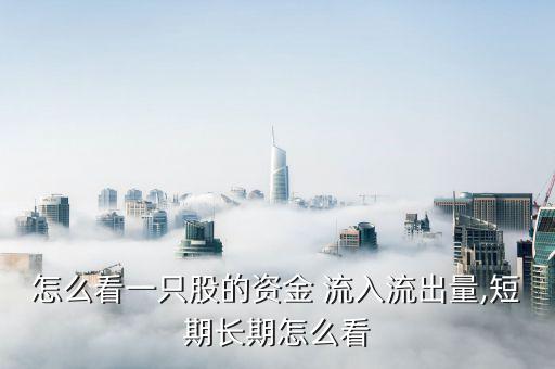 怎么看一只股的資金 流入流出量,短期長(zhǎng)期怎么看