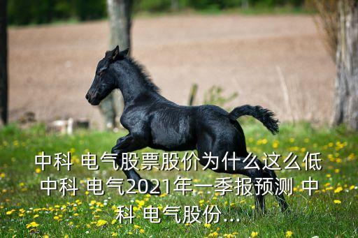  中科 電氣股票股價為什么這么低 中科 電氣2021年一季報預測 中科 電氣股份...